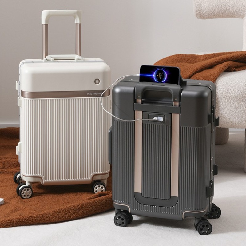 20/22/24/26 Travel Suitcase Tr - Aluminum Frame Carry On Luggage ulasan dan harga