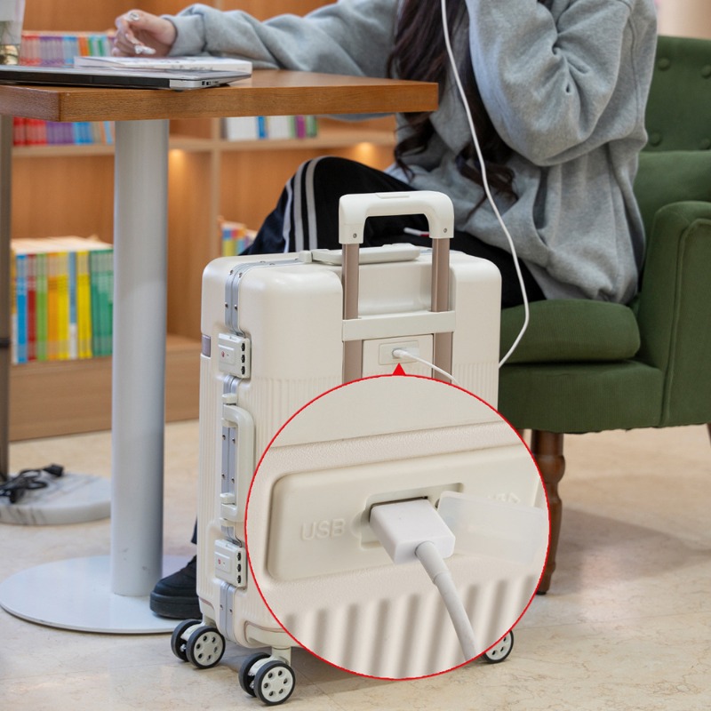 20/22/24/26 Travel Suitcase Tr - Aluminum Frame Carry On Luggage ulasan dan harga
