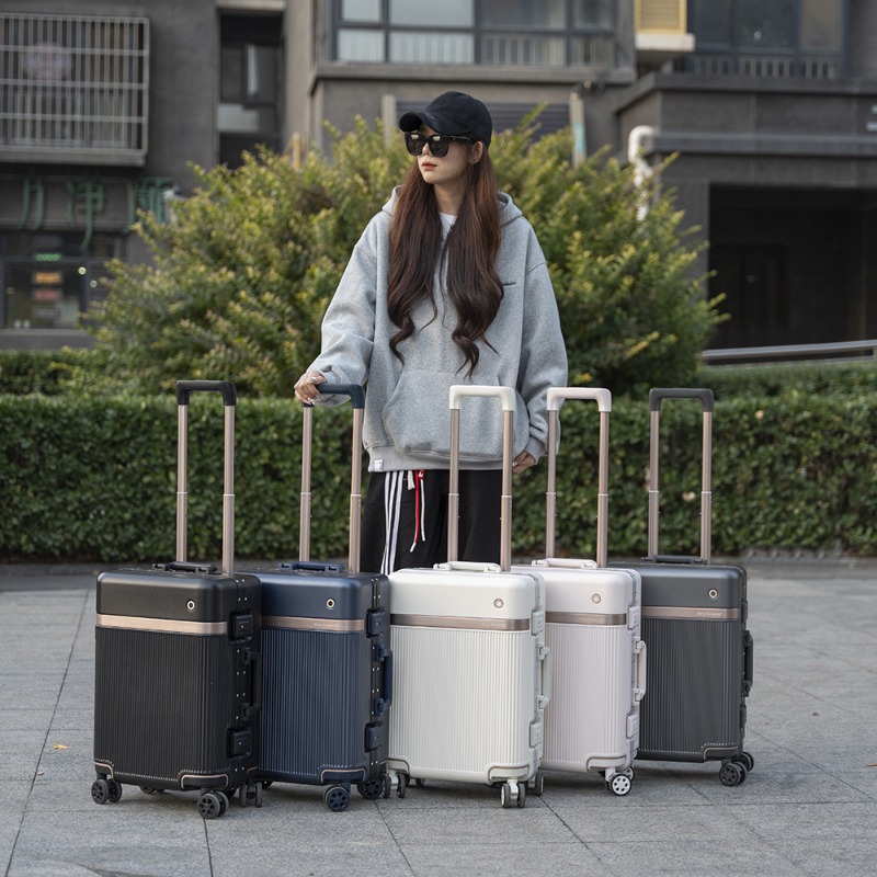 20/22/24/26 Travel Suitcase Tr - Aluminum Frame Carry On Luggage ulasan dan harga