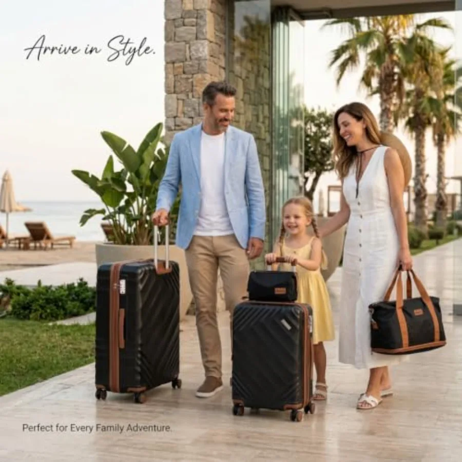 5-Piece Hard Shell Expandable  - Expandable Hard Shell Luggage Set ulasan dan harga