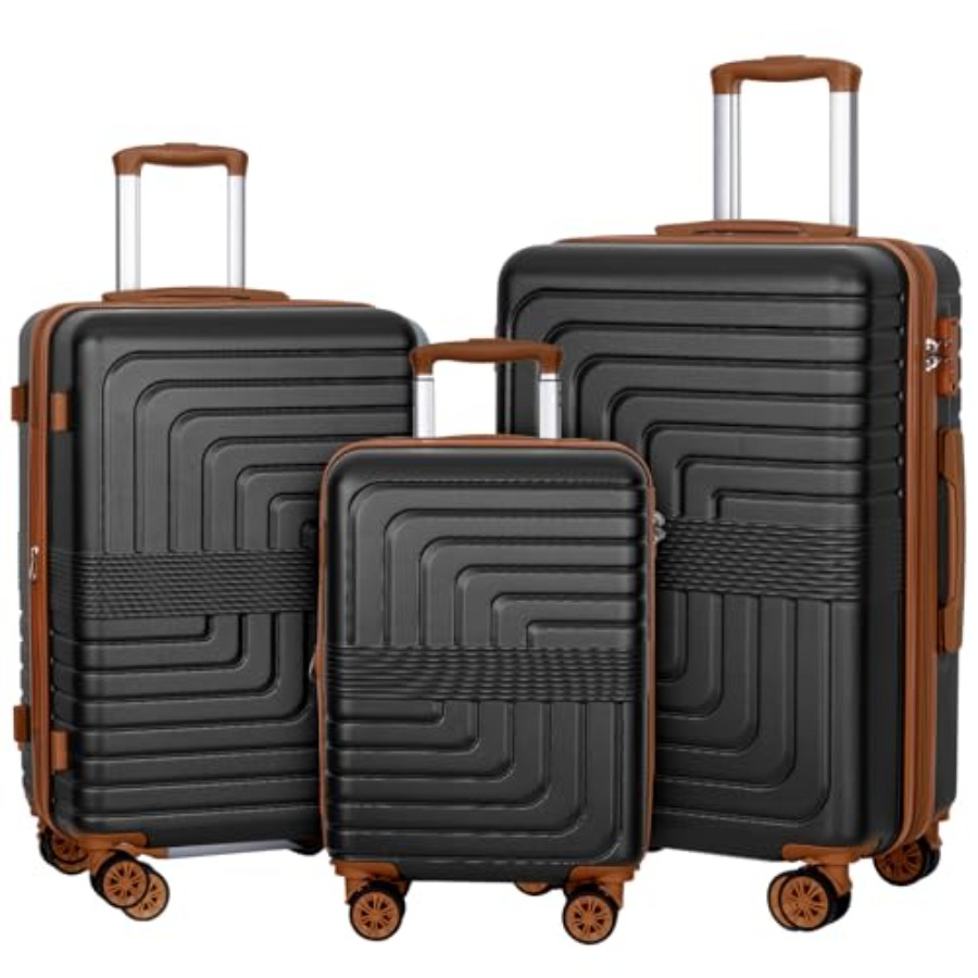 3-Piece Expandable Luggage Set - Expandable Hard Shell Luggage Set ulasan dan harga