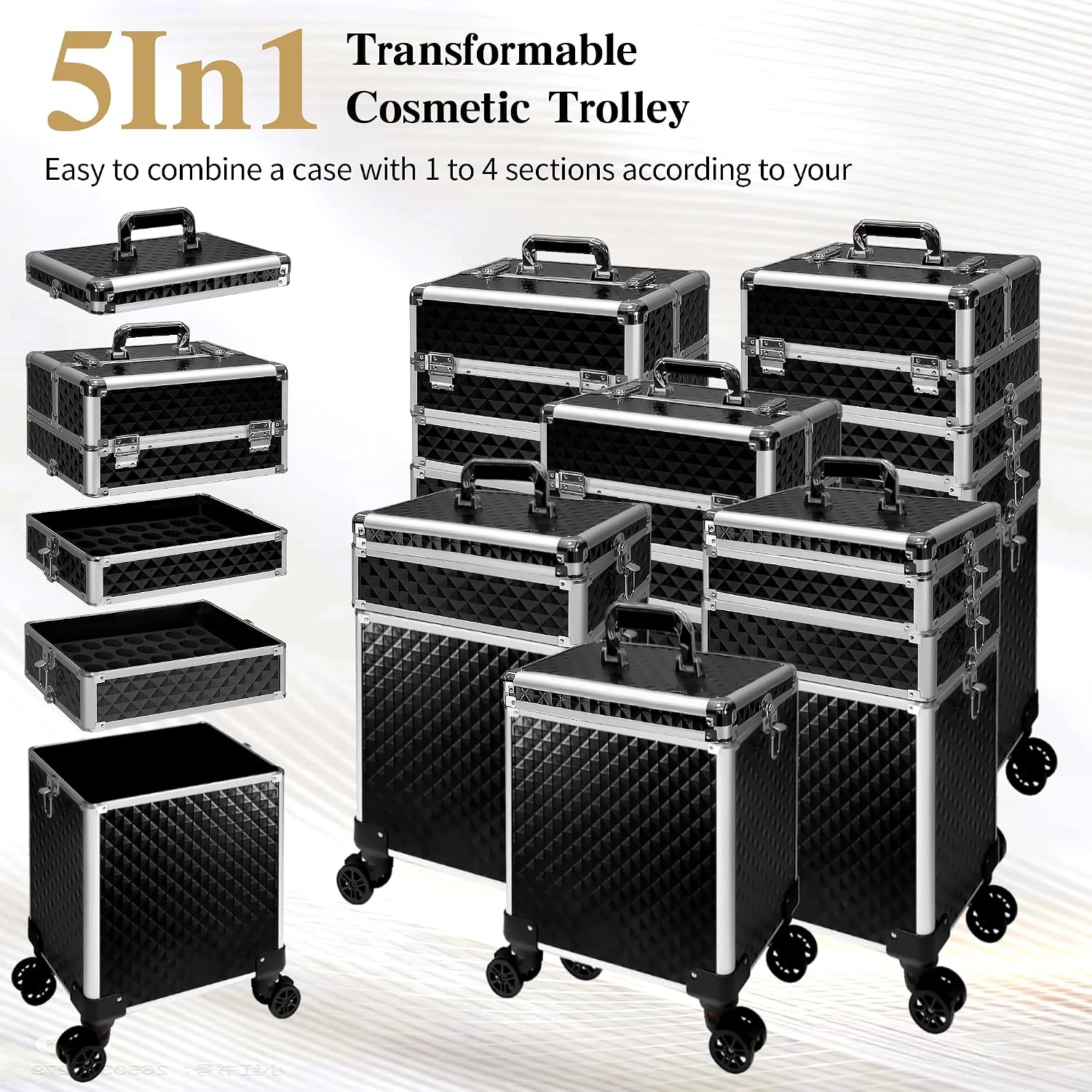 Rolling Makeup Train Case, Cos - Luggage ulasan dan harga