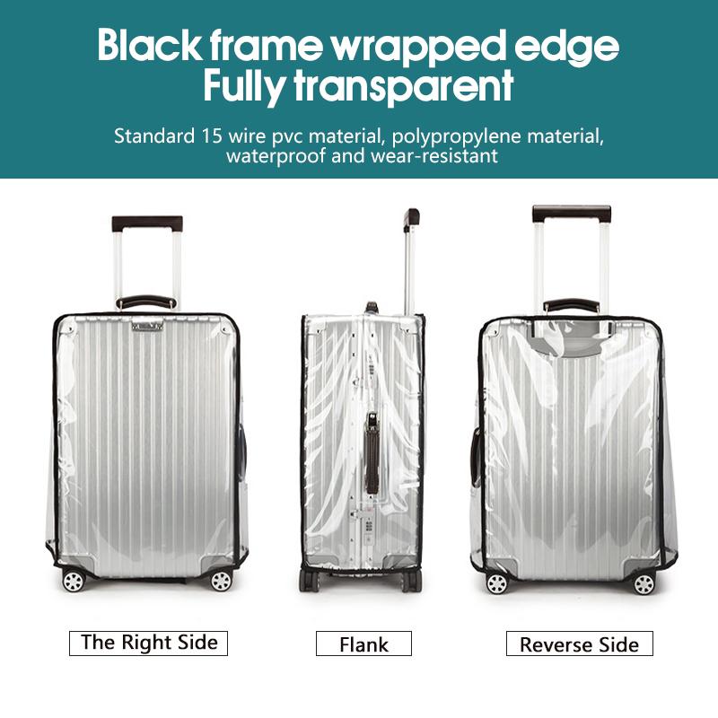 2027 Travel Transparent Luggag - Luggage Protective Cover Transparent ulasan dan harga
