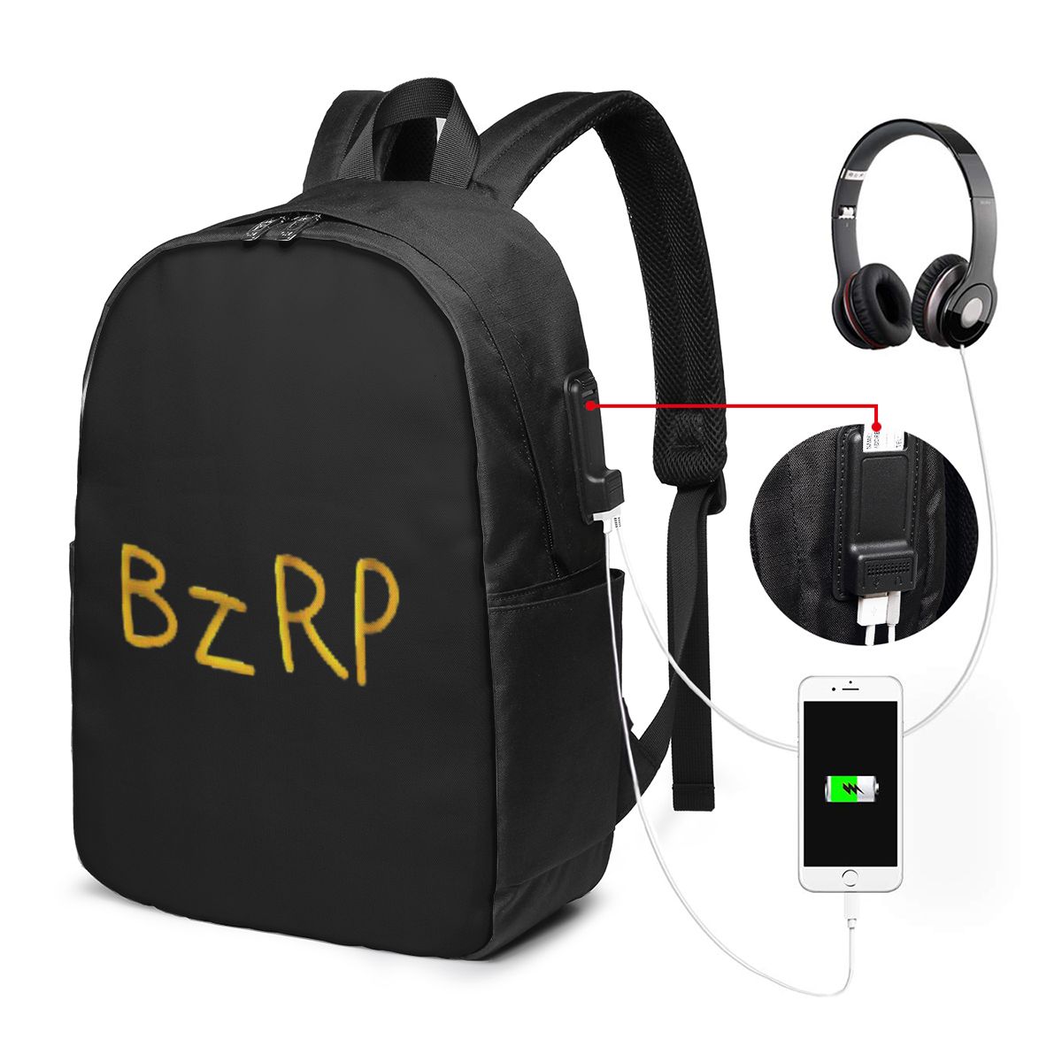 Bizarrap Cap (BZRP) Backpack T - Backpacks ulasan dan harga