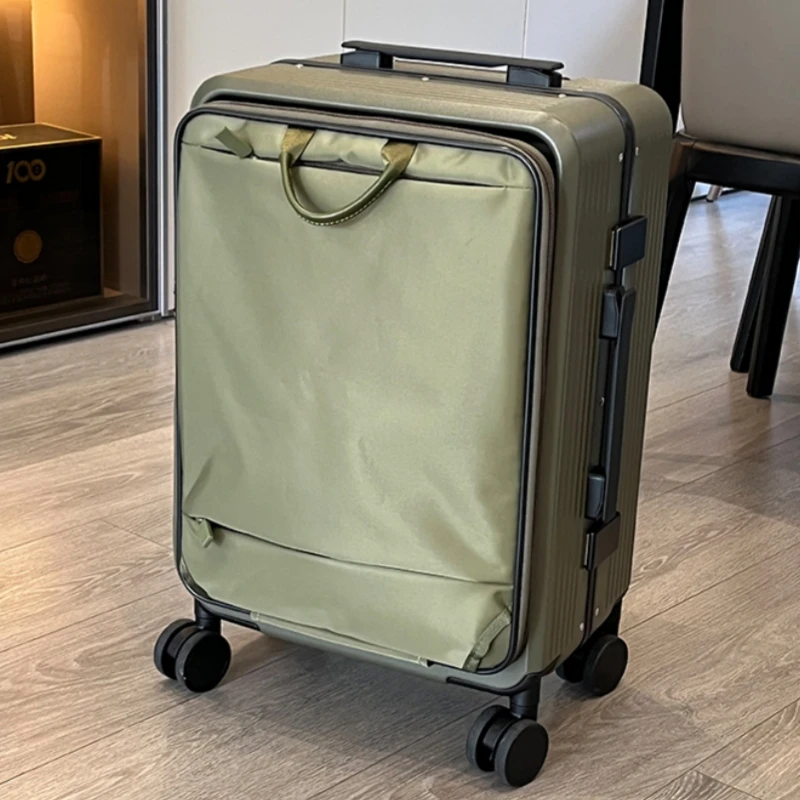 2-in-1 Suitcase Detachable Bac - Aluminum Frame Carry On Luggage ulasan dan harga