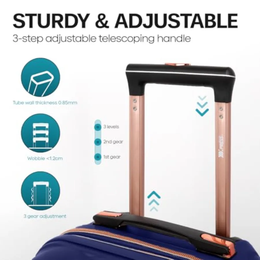 2-Piece Set 14/20in Carry On L - Expandable Hard Shell Luggage Set ulasan dan harga