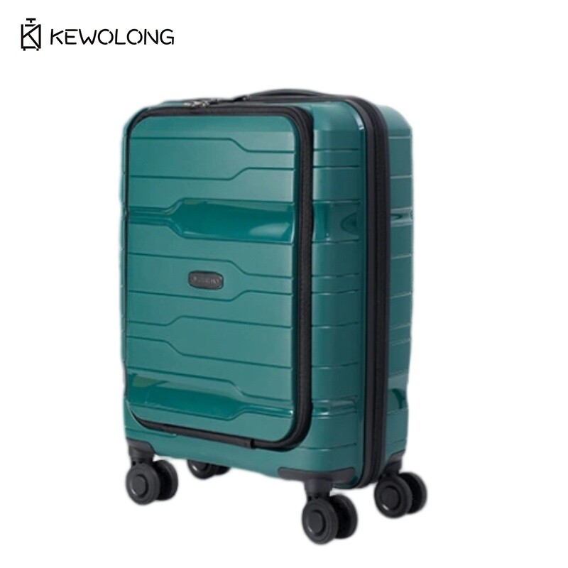 20 Inch Front Opening Carry On - Cabin Size Lightweight Travel Trolley ulasan dan harga