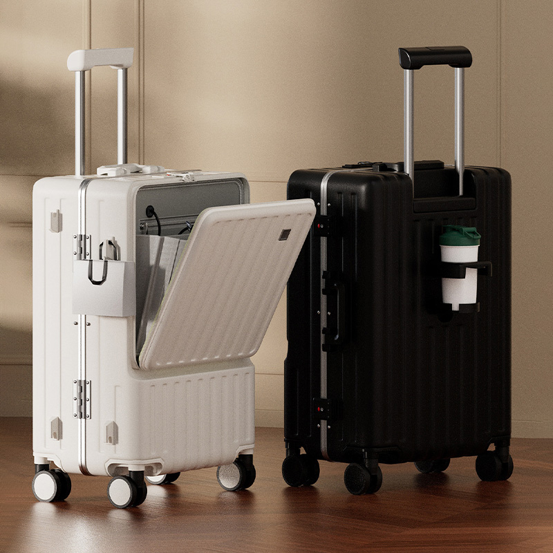 Multi-functional 20” 24” 26” F - Aluminum Frame Carry On Luggage ulasan dan harga