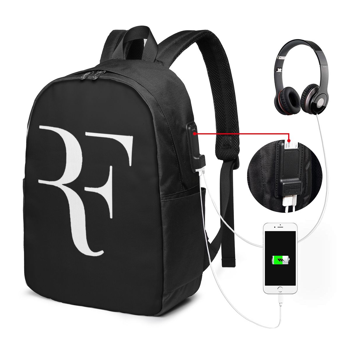 Roger Federer Backpack Travel  - Backpacks ulasan dan harga