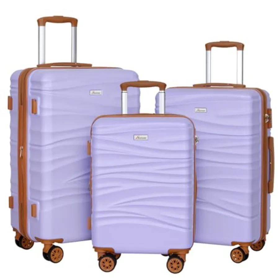 3-Piece Expandable Luggage Set - Expandable Hard Shell Luggage Set ulasan dan harga