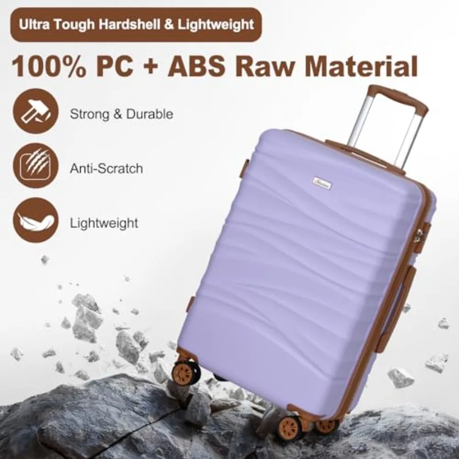 3-Piece Expandable Luggage Set - Expandable Hard Shell Luggage Set ulasan dan harga