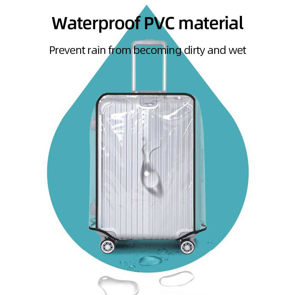 18-30inch Clear Suitcase Cover - Waterproof Suitcase Cover Protector ulasan dan harga