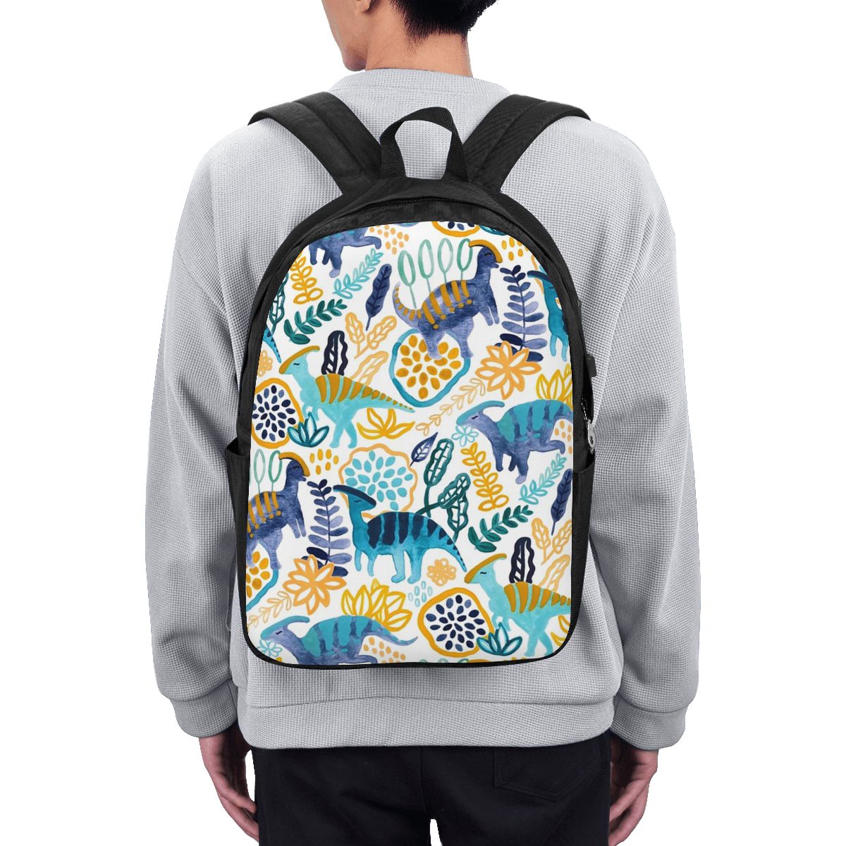 Gouache Parasaurolophuses Back - Backpacks ulasan dan harga