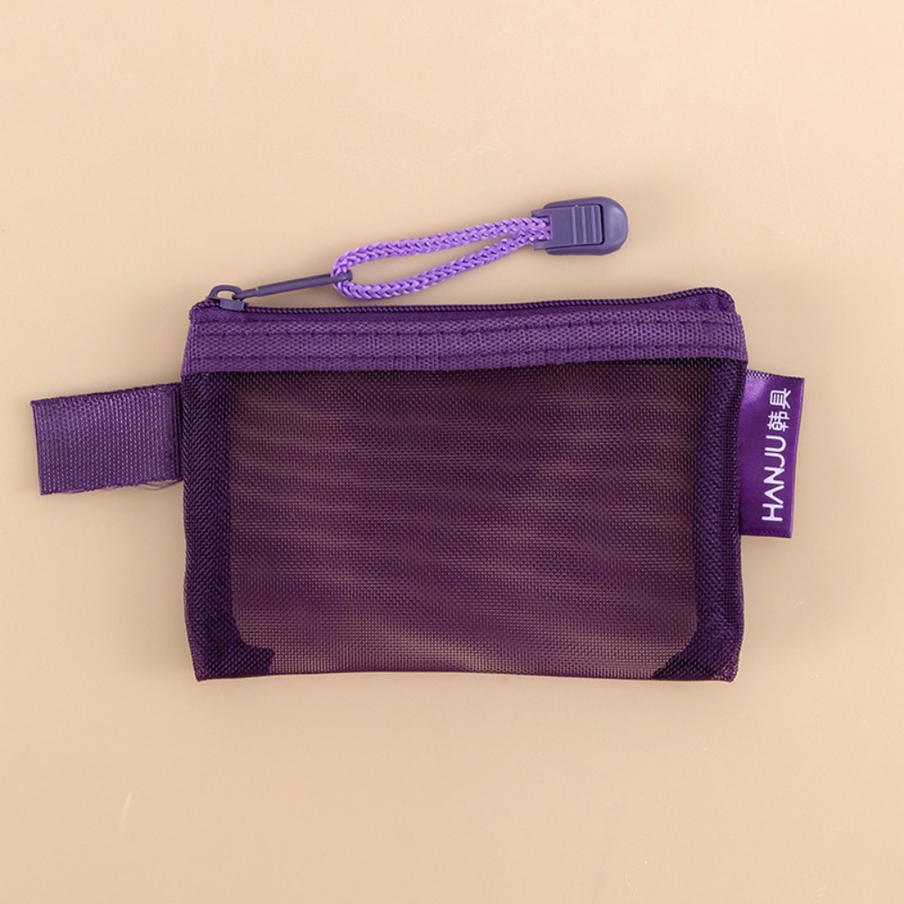 Portable Mesh Fabric Travel Gr - Cosmetic Bags ulasan dan harga