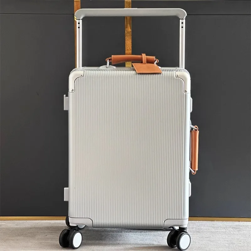 Suitcase Wide Handle Travel Su - Aluminum Frame Carry On Luggage ulasan dan harga